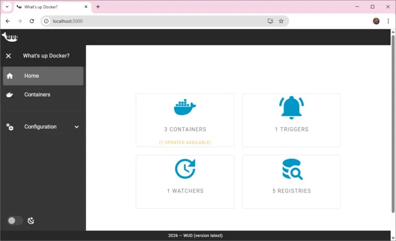 Picture 3 of How to use WUD to monitor container updates