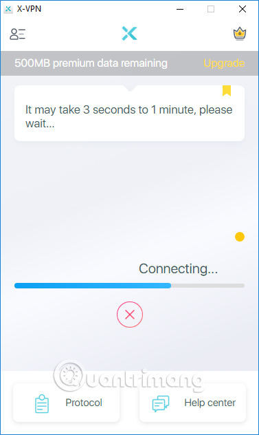 How to use X-VPN to surf the web anonymously on Windows - Safer when surfing the web Picture 6
