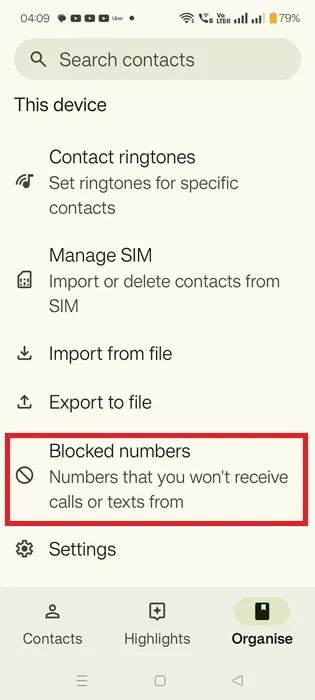 How to View Blocked Numbers on Android Picture 6
