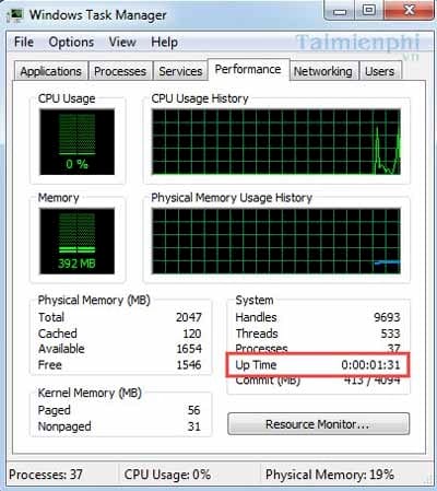 How to view computer uptime on Windows 10 Picture 2