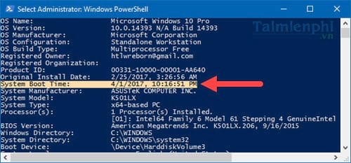 How to view computer uptime on Windows 10 Picture 8