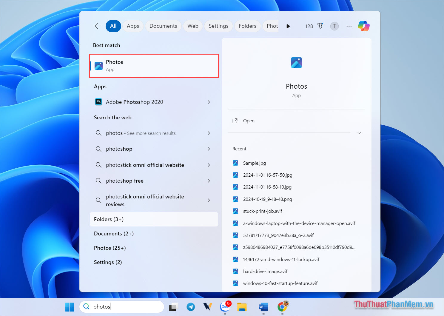 How to view favorite photos on Windows 11 computer Picture 4