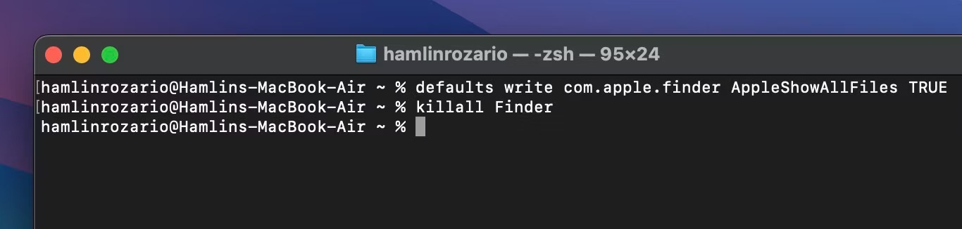 How to view hidden files on Mac Picture 2