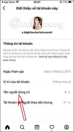 How to view Instagram account name change history Picture 3