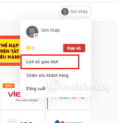 How to quickly view Lien Quan top-up history Picture 5