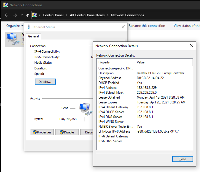 How to view MAC address on Windows using Command Prompt Picture 6