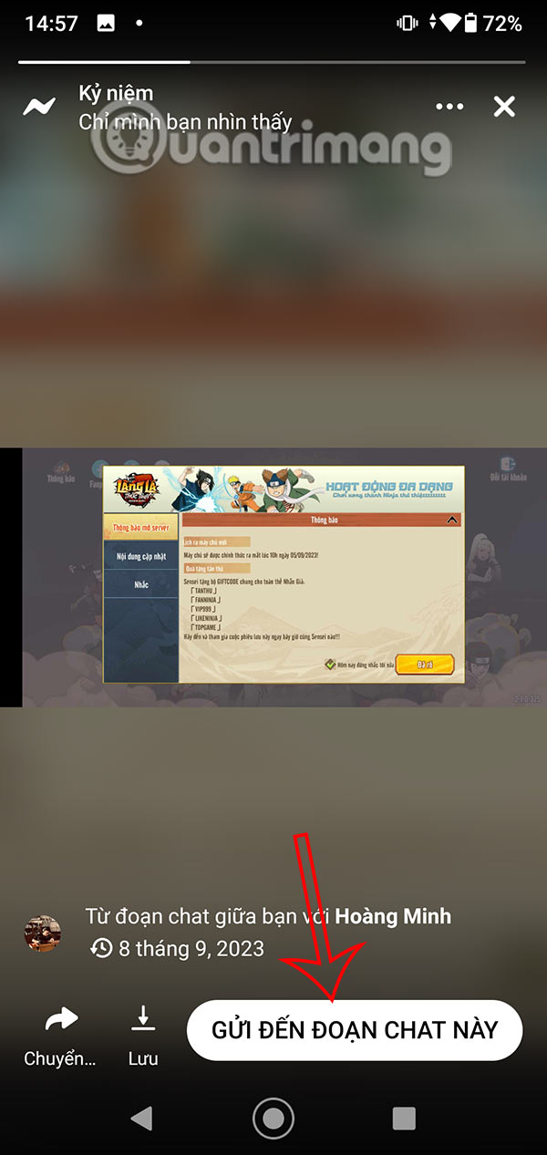 How to view memories on Messenger Picture 3