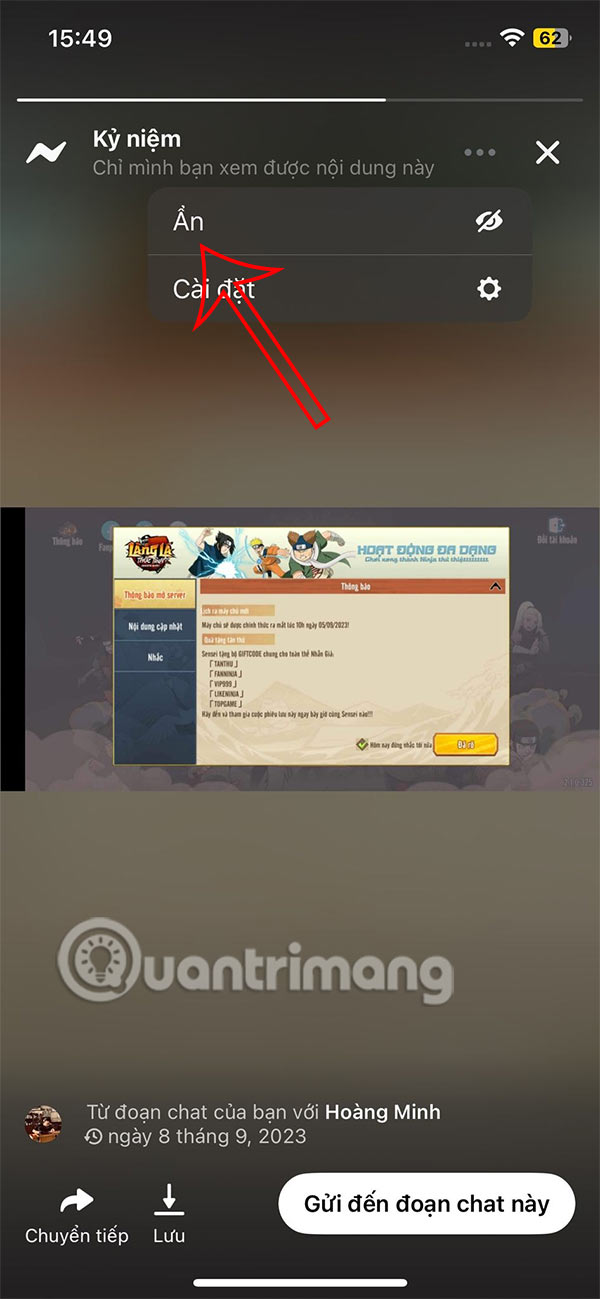 How to view memories on Messenger Picture 5