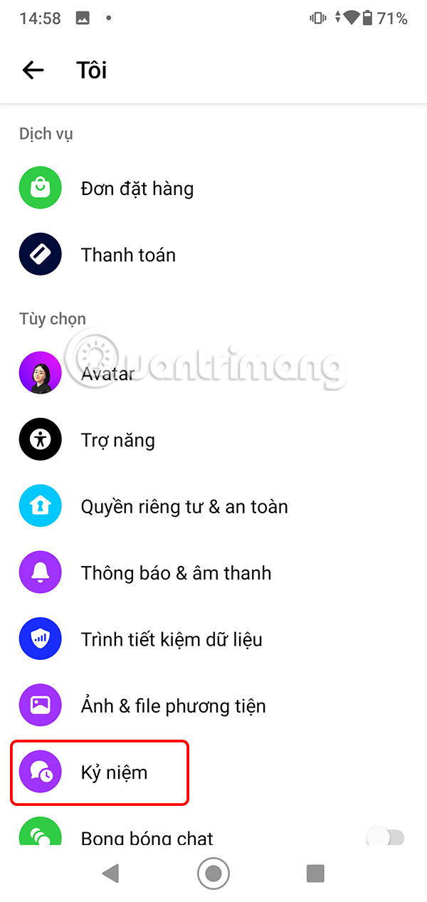 How to view memories on Messenger Picture 9