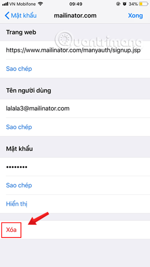 Picture 14 of How to view and quickly delete saved passwords on Chrome.