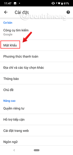 Picture 18 of How to view and quickly delete saved passwords on Chrome.
