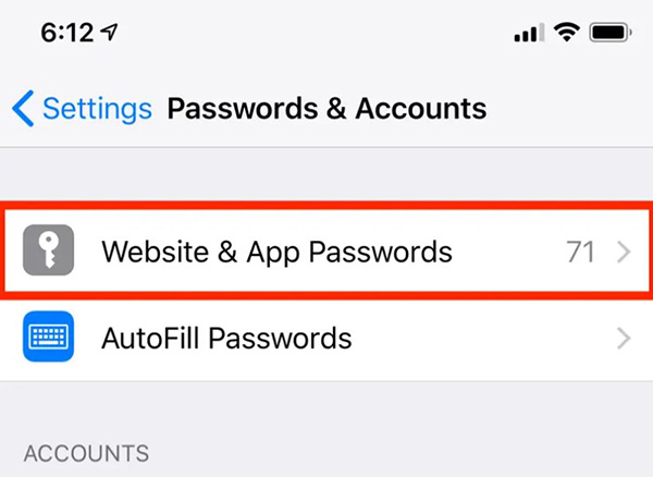 How to View Saved Passwords on iPhone and Edit Passwords Easily Picture 5