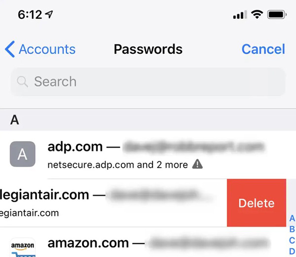 How to View Saved Passwords on iPhone and Edit Passwords Easily Picture 6