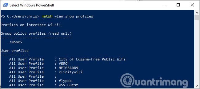 How to view saved Wifi password on Windows - If you accidentally forget the Wifi password Picture 10