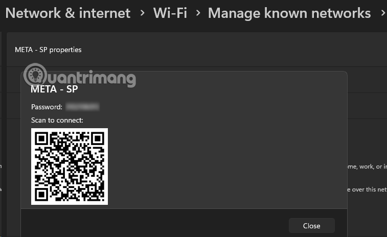 How to view saved Wifi password on Windows - If you accidentally forget the Wifi password Picture 5