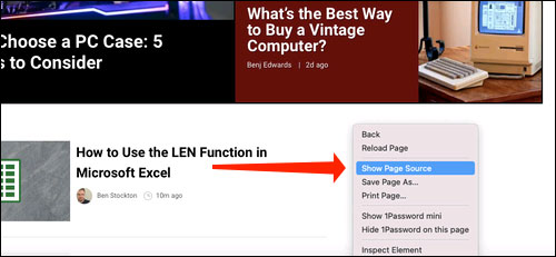 How to view source, view website source code by phone or computer Picture 3
