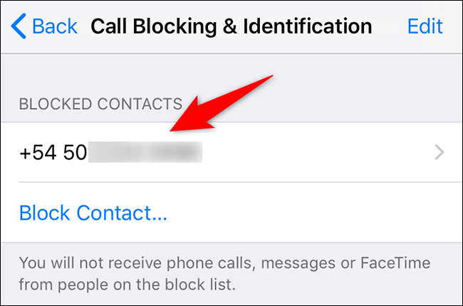 How to view the list of blocked phone numbers on iPhone Picture 3