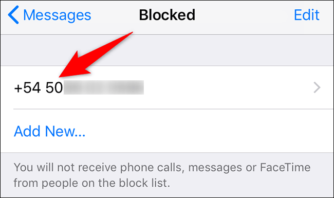 How to view the list of blocked phone numbers on iPhone Picture 6