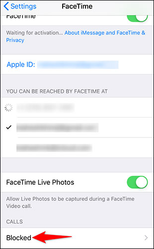 How to view the list of blocked phone numbers on iPhone Picture 8