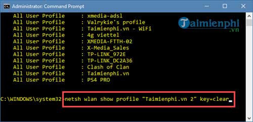 Picture 11 of How to view the WIFI password on a connected Windows 11/10/8/7 computer.