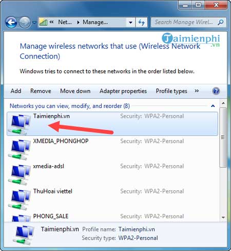 Picture 4 of How to view the WIFI password on a connected Windows 11/10/8/7 computer.