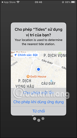 How to view tide schedule on phone Picture 1