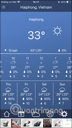 How to view tide schedule on phone Picture 6