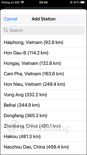 How to view tide schedule on phone Picture 9