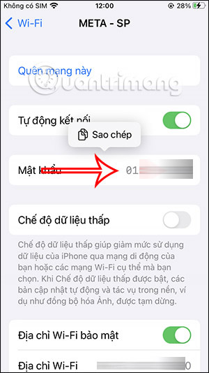 How to view WiFi password on iPhone extremely simple Picture 4