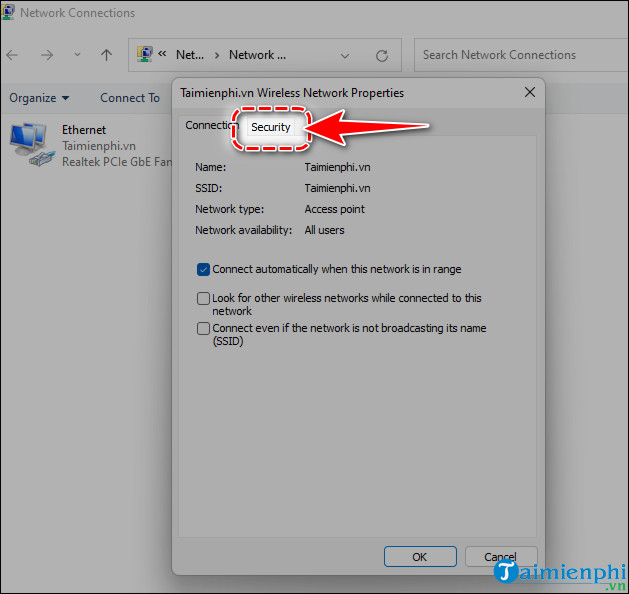 How to view WiFi password, view WIFI password on Windows 11 Picture 6