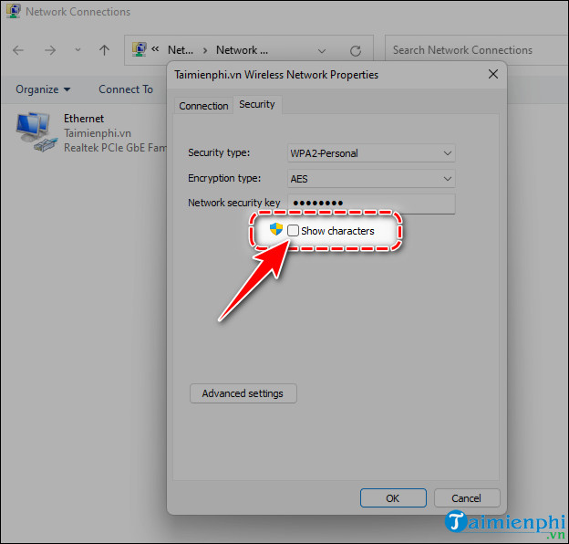 How to view WiFi password, view WIFI password on Windows 11 Picture 7