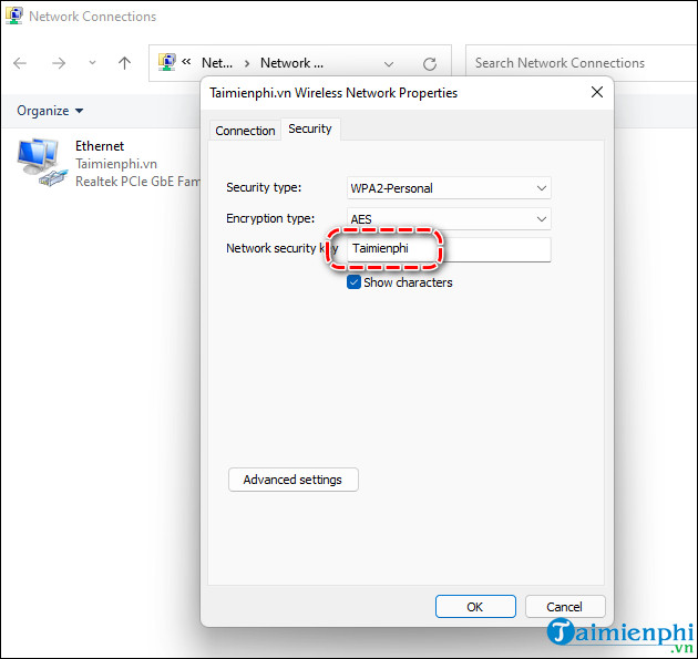 How to view WiFi password, view WIFI password on Windows 11 Picture 8