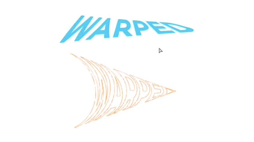 Picture 1 of How to Warp, bend text in Adobe Illustrator