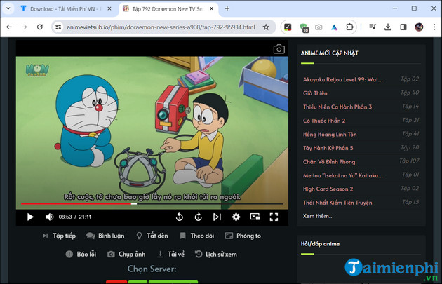 How to watch Anime movies on AnimeVsub on phones and PCs Picture 10