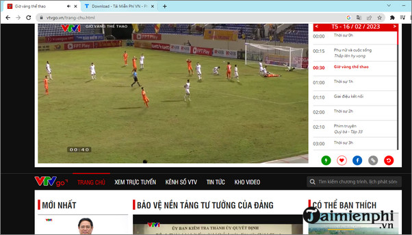 Picture 3 of How to watch live football online on your computer, laptop, or phone.