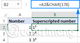 How to write exponents in Excel, write upper and lower indices in Excel Picture 18