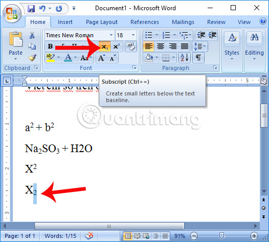 images 4 of How to write exponents in Word, how to write superscripts and subscripts in Word