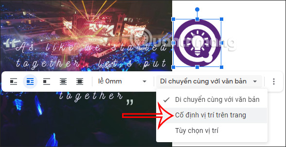 How to write text on images in Google Docs Picture 13