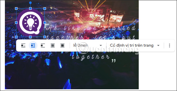 How to write text on images in Google Docs Picture 14