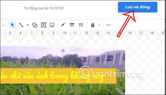 How to write text on images in Google Docs Picture 7