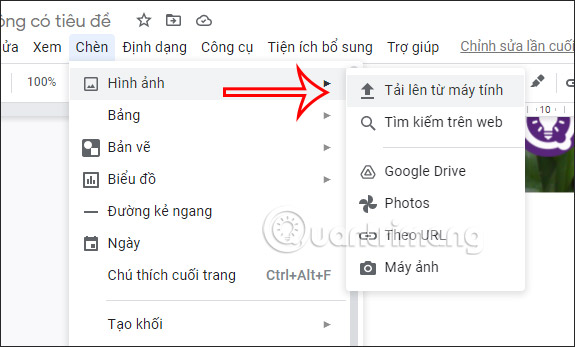 How to write text on images in Google Docs Picture 9