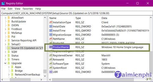 Picture 7 of Identifying whether Windows 10 is an upgrade or a fresh installation on your computer.