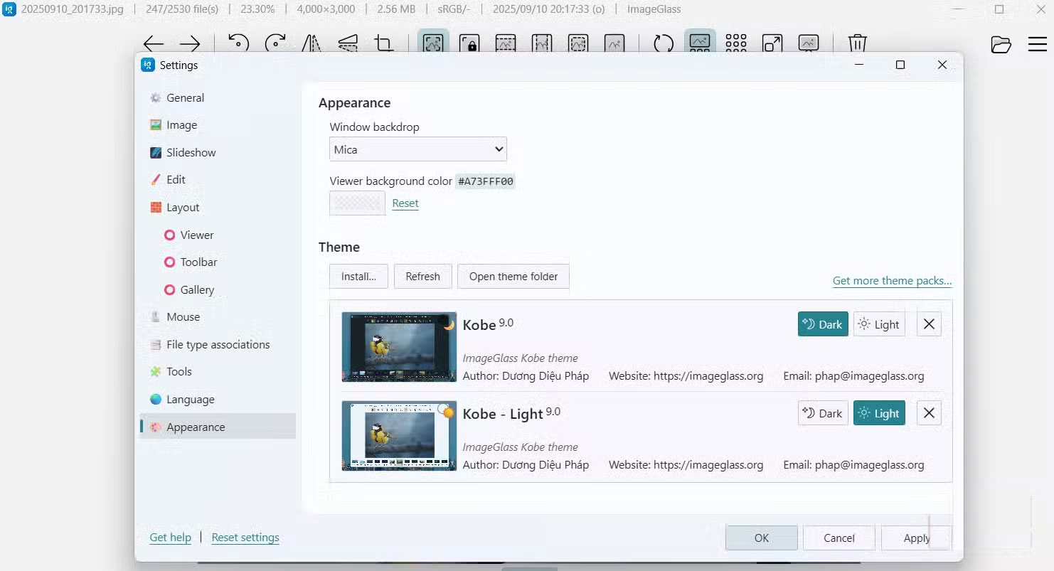 ImageGlass - Free Image Viewer for Windows Picture 7