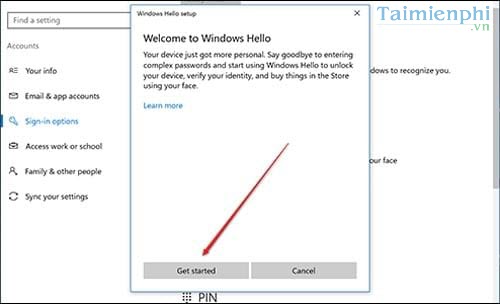 Picture 5 of Improve facial recognition capabilities on Windows 10