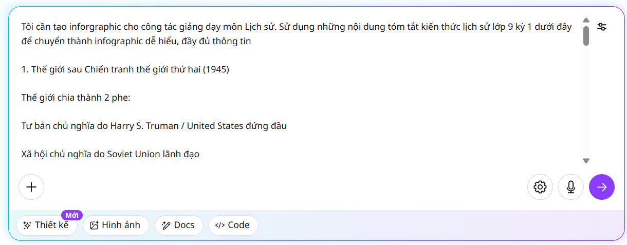 Design infographics in Canva AI from data. Picture 1