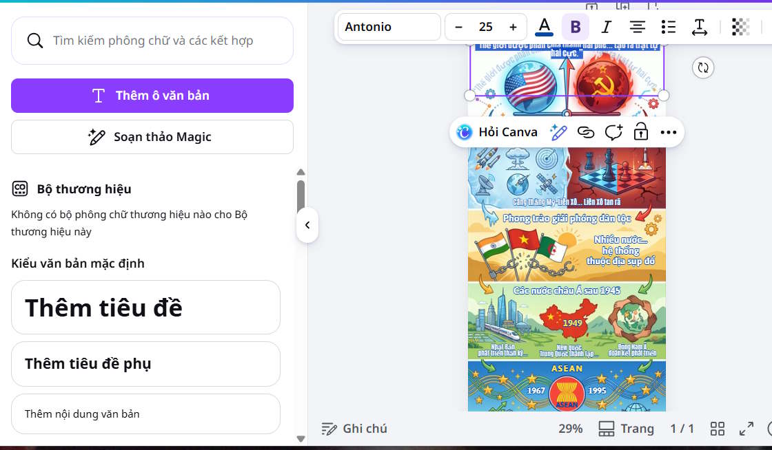 Design infographics in Canva AI from data. Picture 6