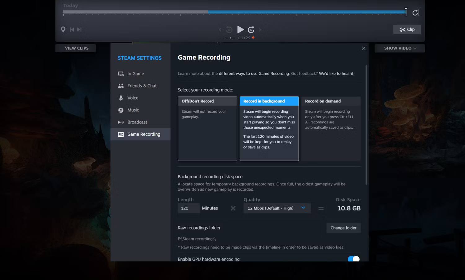 In-game recordings can now be created on Steam! Picture 4