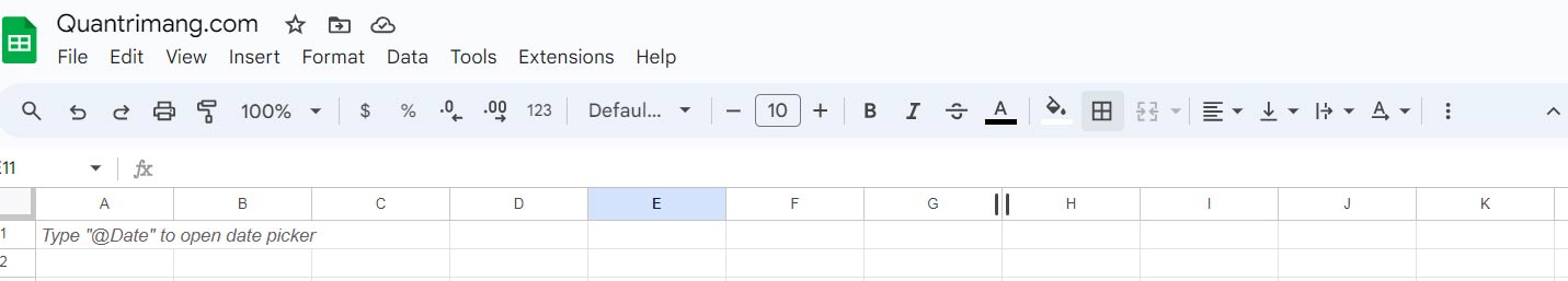 Formatting borders in Google Sheets Picture 2