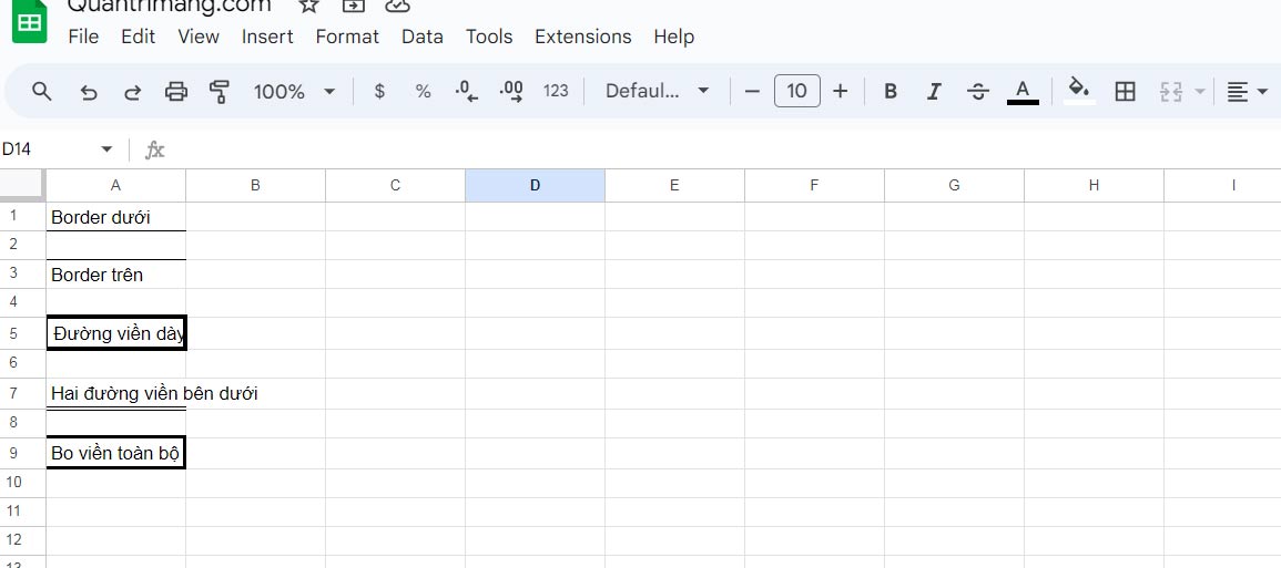 Formatting borders in Google Sheets Picture 5
