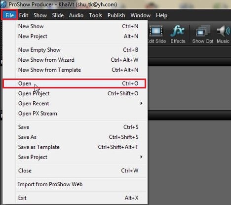 Insert logo into video in Proshow Producer Picture 2